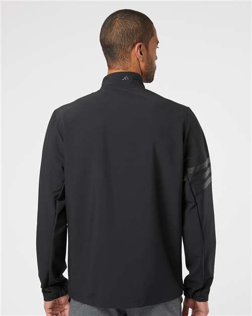 Men's Wind Resistant Full-Zip Jacket – On Model – Back