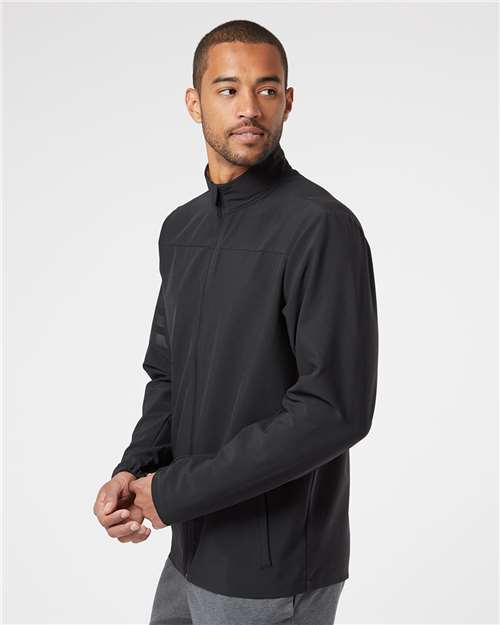 Men's Wind Resistant Full-Zip Jacket – On Model – Side