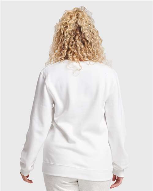 Unisex Eco™ Premium Blend Ring-Spun Crewneck Sweatshirt – On Model – Back