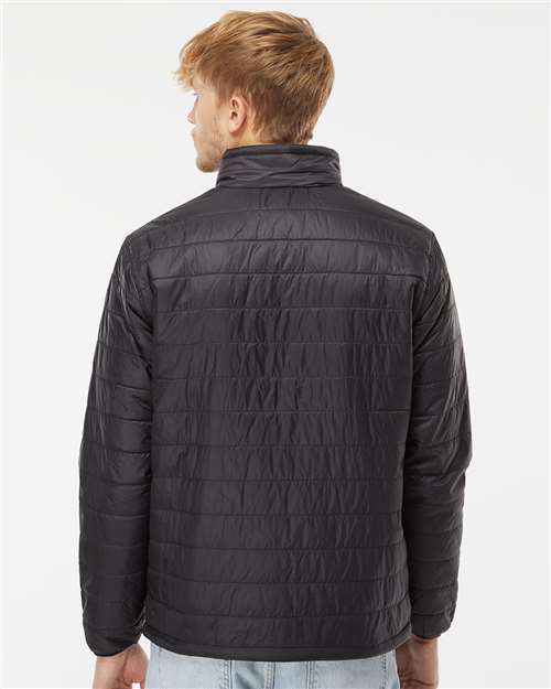 Men's Puffer Jacket – On Model – Back