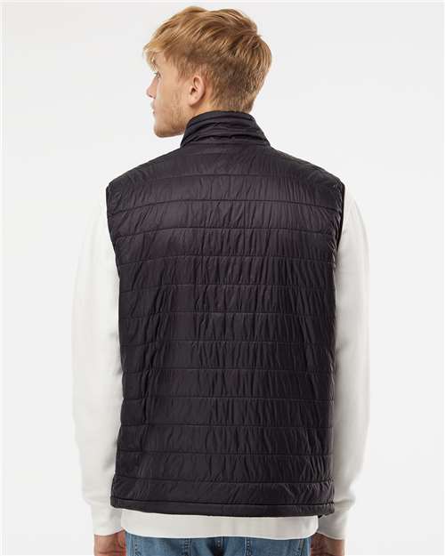 Men's Puffer Vest – On Model – Back