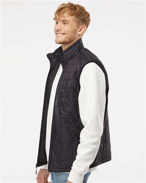 Men's Puffer Vest – On Model – Side
