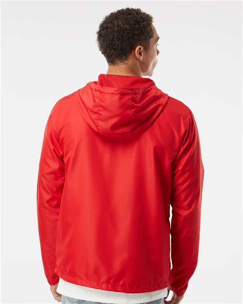 Men's Lightweight Windbreaker Full-Zip Jacket – On Model – Back