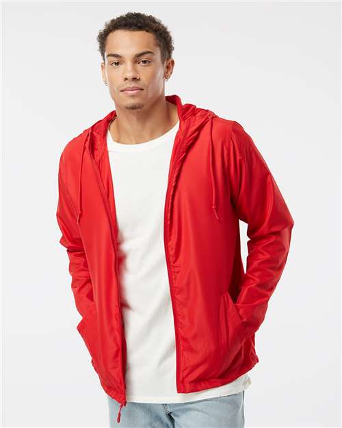 Men's Lightweight Windbreaker Full-Zip Jacket