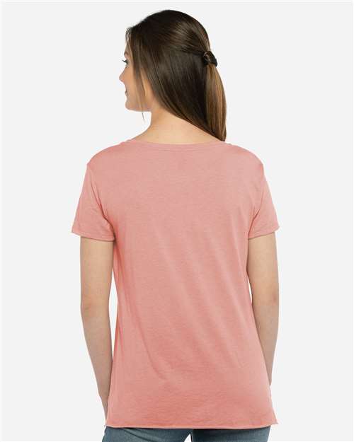 Women's Festival Scoop Neck Tee – On Model – Back