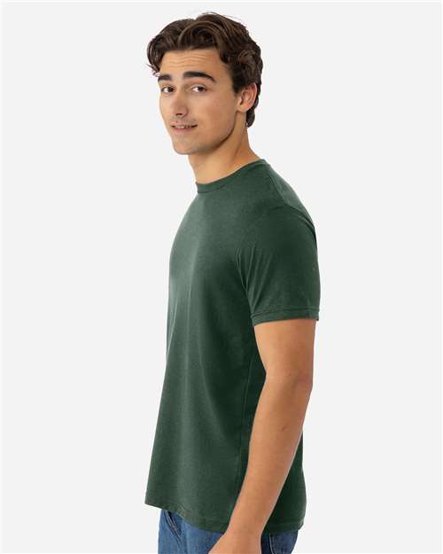 Unisex Triblend Tee – On Model – Side