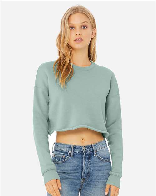 Women's Crop Crewneck Sweatshirt