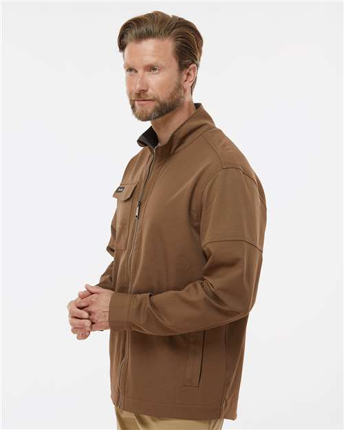 Men's Ace Woven Stretch Soft Shell Jacket – On Model – Side