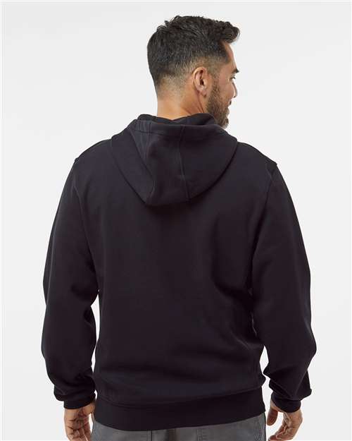 Men's Bateman Bonded Power Fleece 2.0 Full-Zip Jacket – On Model – Back