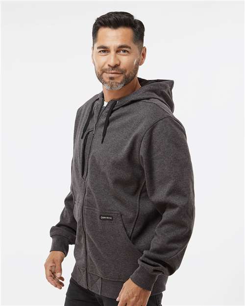 Men's Bateman Bonded Power Fleece 2.0 Full-Zip Jacket – On Model – Side