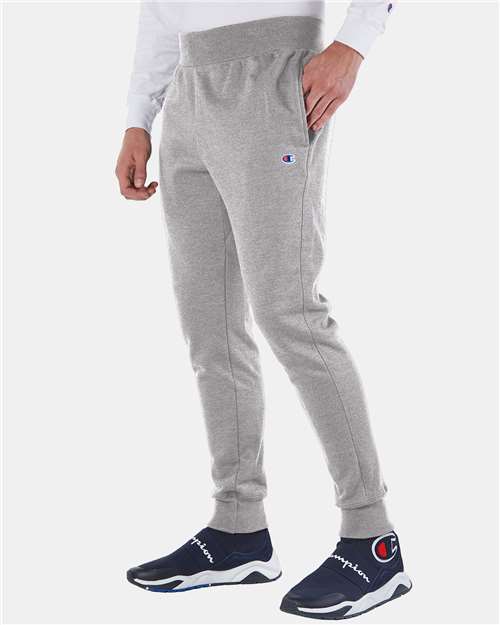 Unisex Reverse Weave® Joggers – On Model – Side