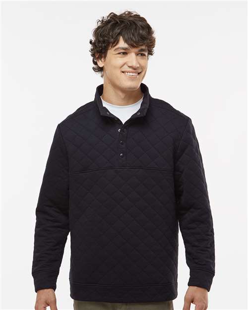 Men's Quilted Half-Snap Pullover