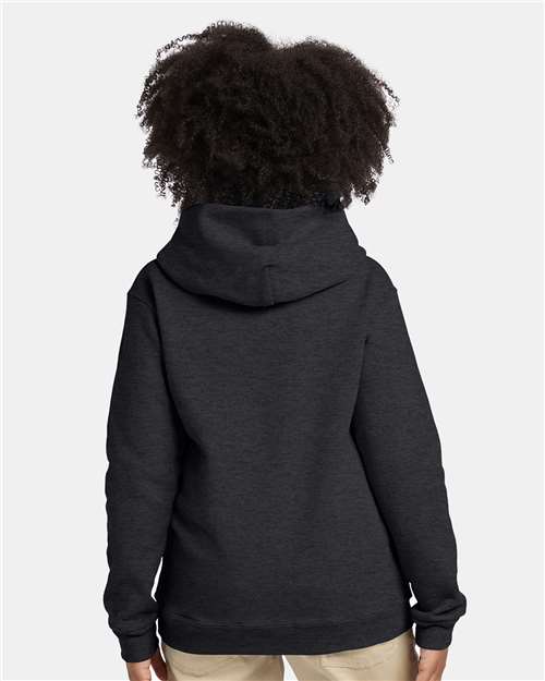Youth EcoSmart® Hooded Sweatshirt – On Model – Back