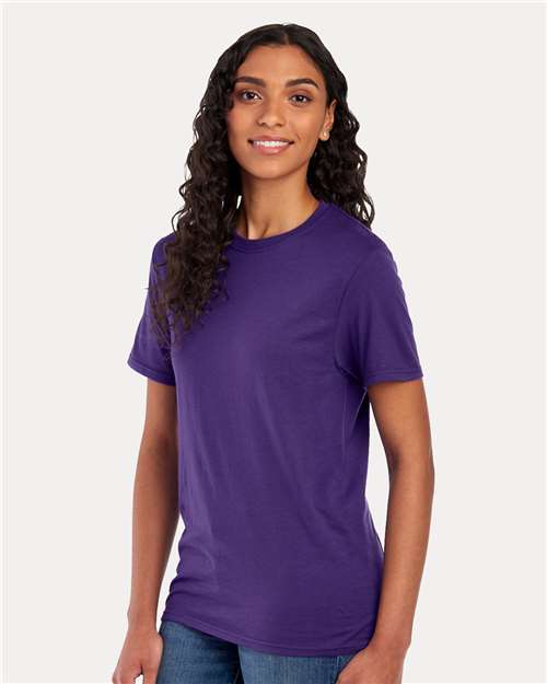 Premium Blend Ring-Spun T-Shirt – On Model – Side