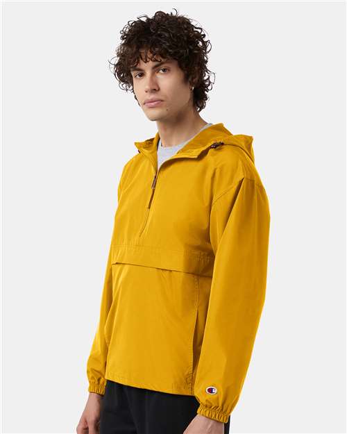 Unisex Packable Anorak Jacket – On Model – Side