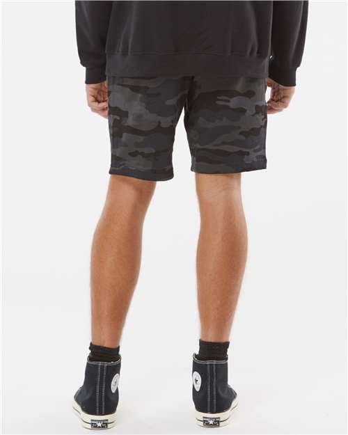 Men's Midweight Fleece Shorts – On Model – Back
