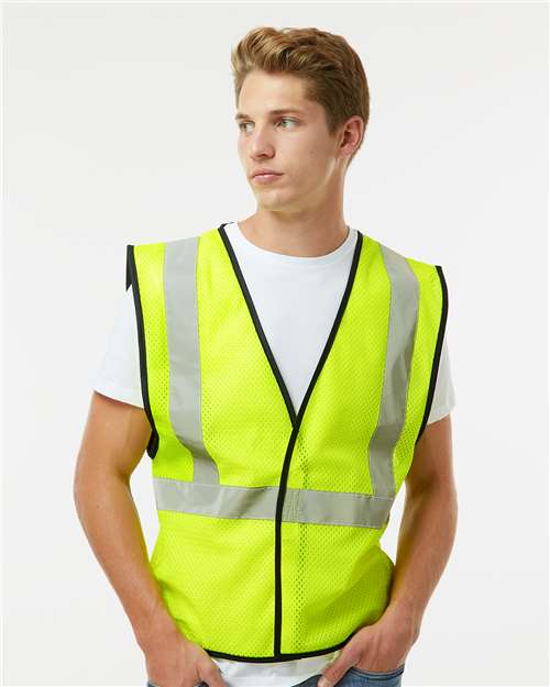 Unisex Hook-and-Loop Mesh Vest – On Model
