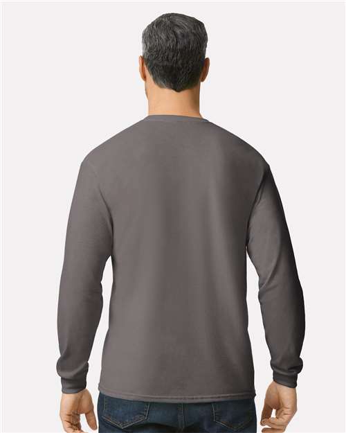 Unisex Heavy Cotton™ Long Sleeve T-Shirt – On Model – Back