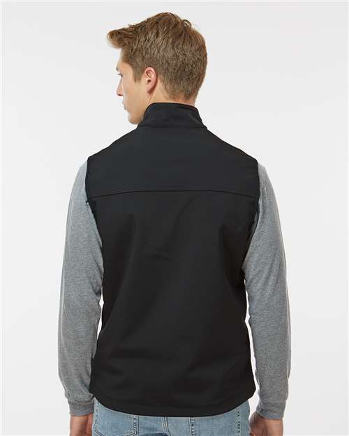 Men's Summit Soft Shell Puffer Vest – On Model – Back
