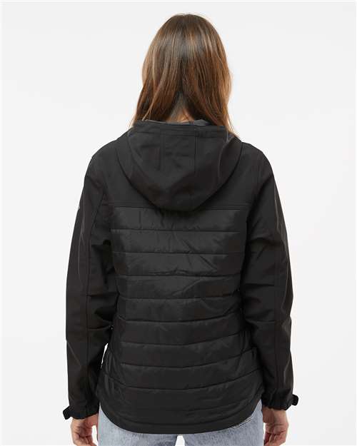 Women's Vista Soft Shell Puffer Jacket – On Model – Back
