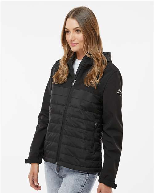 Women's Vista Soft Shell Puffer Jacket – On Model – Side