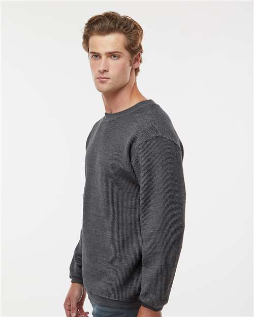 Unisex Corded Crewneck Sweatshirt – On Model – Side