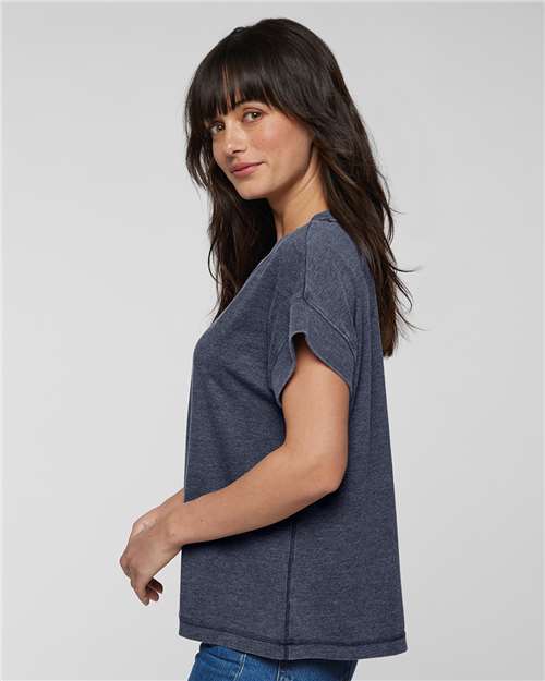 Women's Vintage Wash Tee – On Model – Side