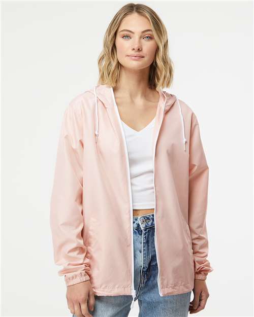 Men's Lightweight Windbreaker Full-Zip Jacket