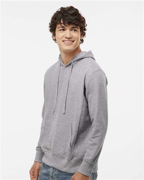 Men's Ripple Fleece Hooded Sweatshirt – On Model – Side