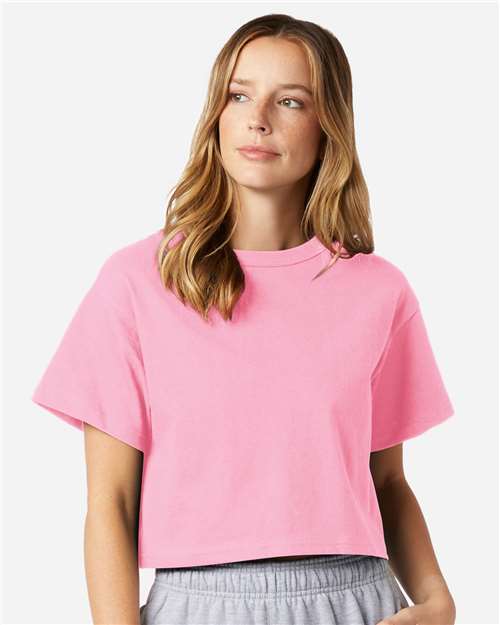 Women's Heritage Jersey Crop T-Shirt – On Model