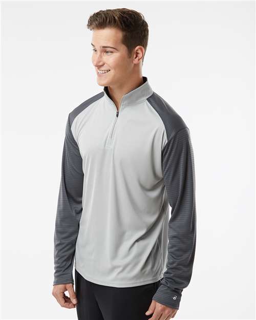 Men's Breakout Quarter-Zip Pullover – On Model – Side