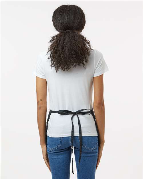 Midweight Cotton Twill Waist Apron – On Model – Back