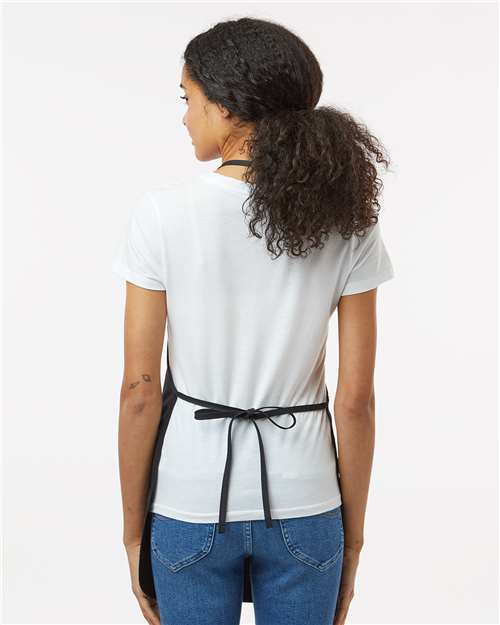 Midweight Cotton Twill Butcher Apron – On Model – Back