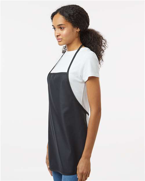 Midweight Cotton Twill Butcher Apron – On Model – Side
