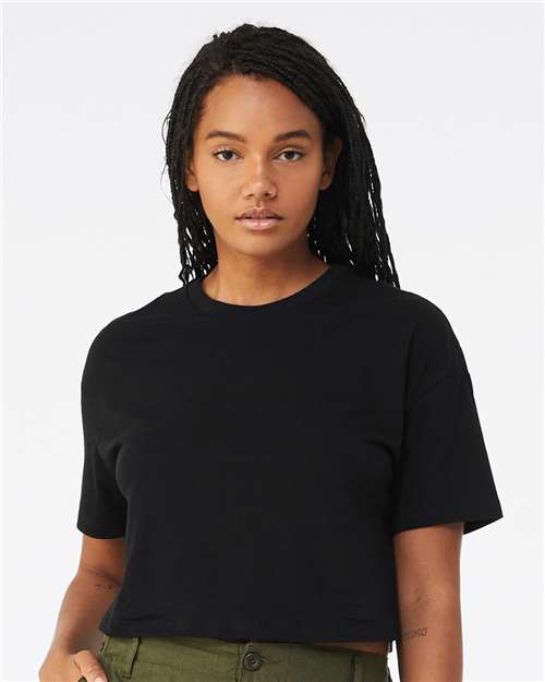 Women's Jersey Crop Tee – On Model