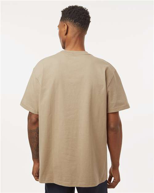 Men's Traditional Heavyweight T-Shirt – On Model – Back