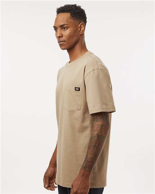 Men's Traditional Heavyweight T-Shirt – On Model – Side