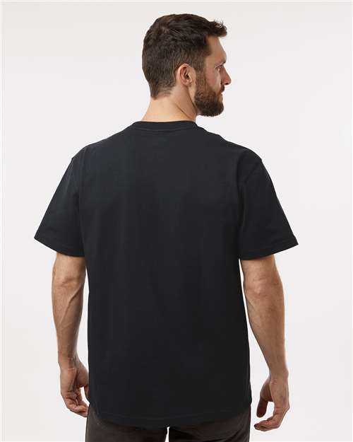 Men's Tall Traditional Heavyweight T-Shirt – On Model – Back