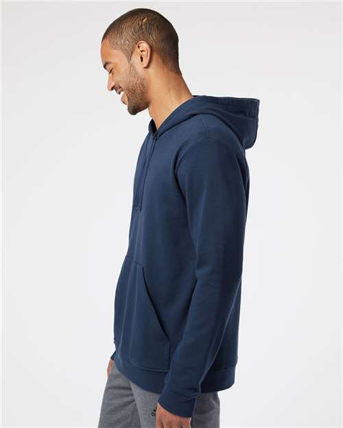 Unisex Fleece Hooded Sweatshirt – On Model – Side