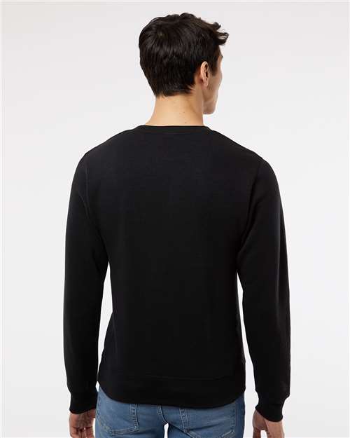 Unisex Triblend Fleece Crewneck Sweatshirt – On Model – Back