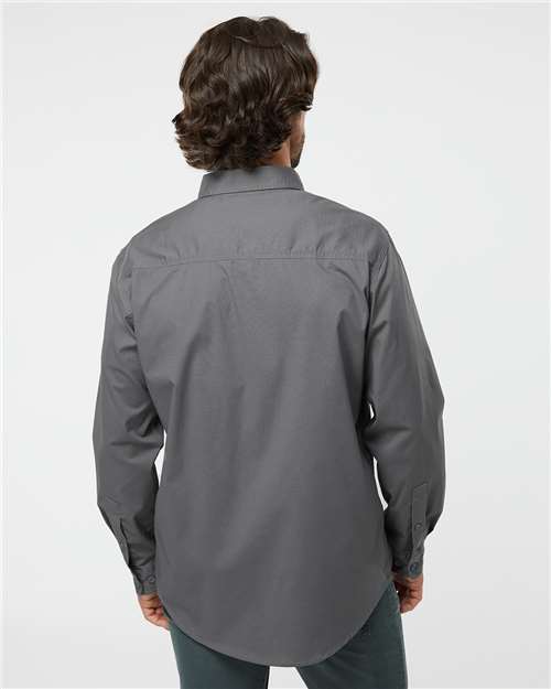 Men's Craftsman Woven Shirt – On Model – Back