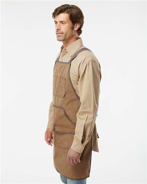 Workman's Apron – On Model – Side
