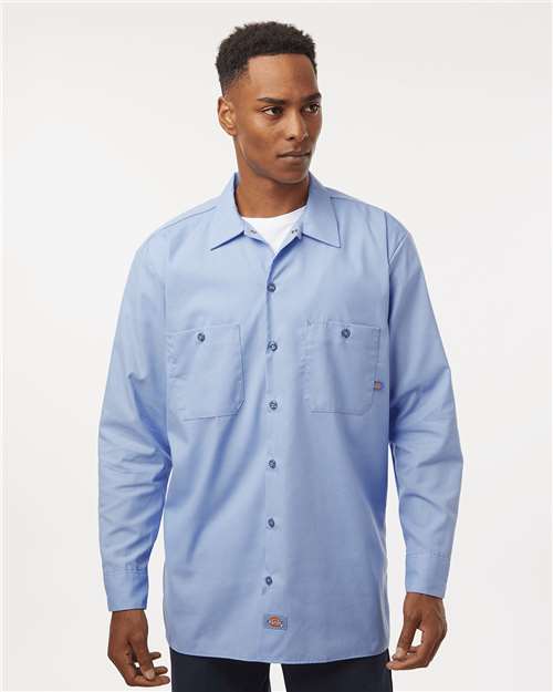 Men's Tall Industrial Long Sleeve Work Shirt