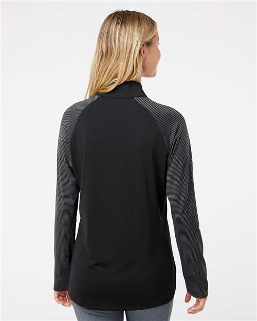 Women's Ultimate365 Lightweight Raglan Quarter-Zip Pullover – On Model – Back