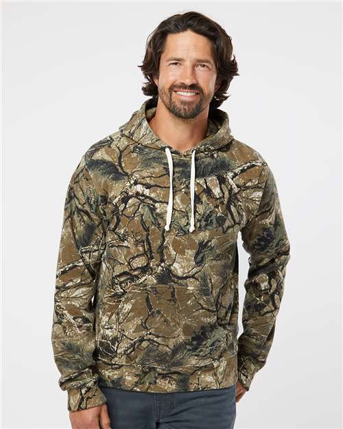 Men's Triblend Fleece Hooded Sweatshirt