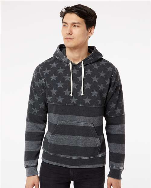 Men's Triblend Fleece Hooded Sweatshirt