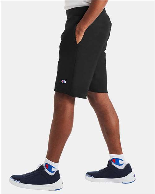 Unisex Reverse Weave® Shorts – On Model – Side