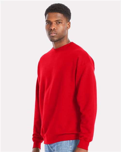 Unisex Perfect Sweats Crewneck Sweatshirt – On Model – Side