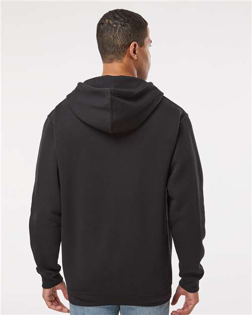 Unisex Elevated Fleece Hoodie Sweatshirt – On Model – Back