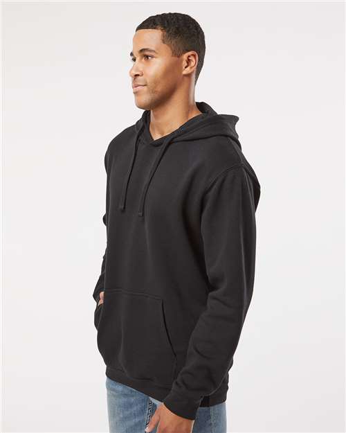 Unisex Elevated Fleece Hoodie Sweatshirt – On Model – Side